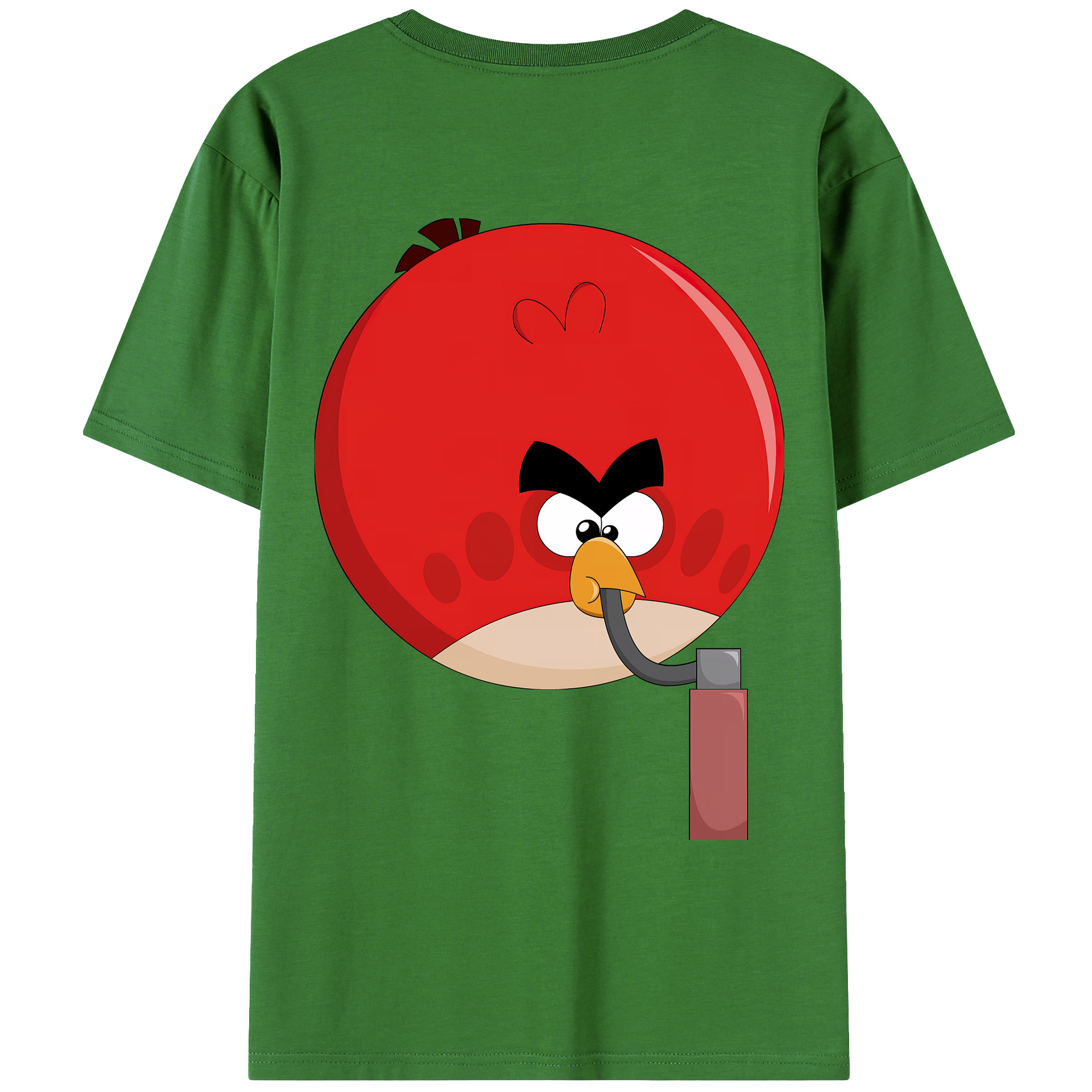 （画像用） Angry Birds アングリーバード レディース半袖Tシャツ(バックプリント)